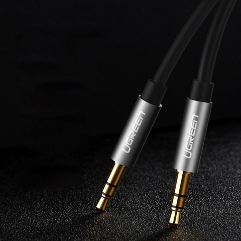Kabel Ugreen AV119 10736 audio mini jack 3,5mm / mini jack 3,5mm 3m - czarny Kabel Ugreen AV119 10736 audio mini jack 3,5mm / mini jack 3,5mm 3m - czarny