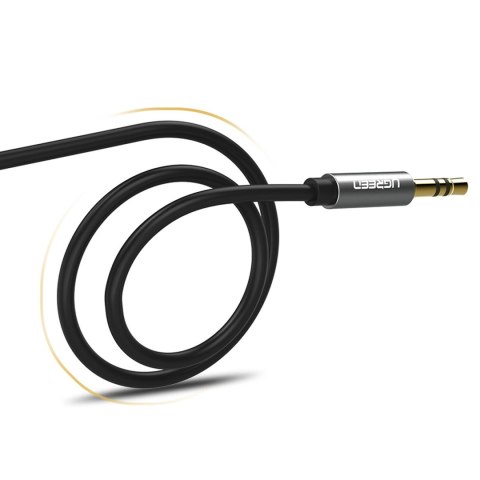 Kabel Ugreen AV119 10736 audio mini jack 3,5mm / mini jack 3,5mm 3m - czarny Kabel Ugreen AV119 10736 audio mini jack 3,5mm / mini jack 3,5mm 3m - czarny