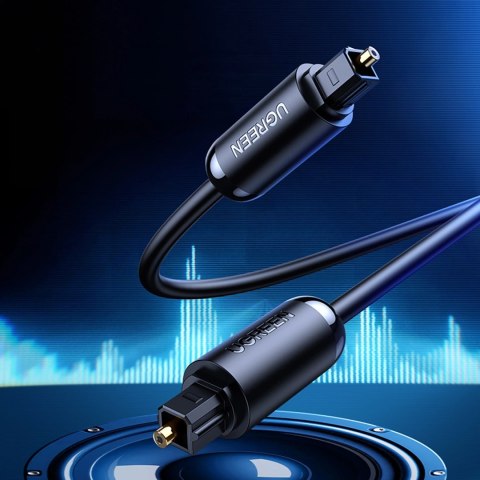 Kabel Ugreen AV122 70893 optyczny audio Toslink / SPDIF 3m - czarny Kabel Ugreen AV122 70893 optyczny audio Toslink / SPDIF 3m - czarny