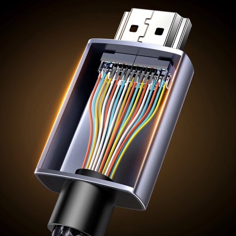 Kabel Ugreen HD171 35376 ze złączami HDMI 2.1 8K certyfikowany 5 m - szary Kabel Ugreen HD171 35376 ze złączami HDMI 2.1 8K certyfikowany 5 m - szary