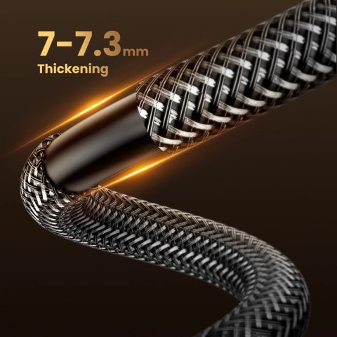 Kabel Ugreen HD171 35376 ze złączami HDMI 2.1 8K certyfikowany 5 m - szary Kabel Ugreen HD171 35376 ze złączami HDMI 2.1 8K certyfikowany 5 m - szary