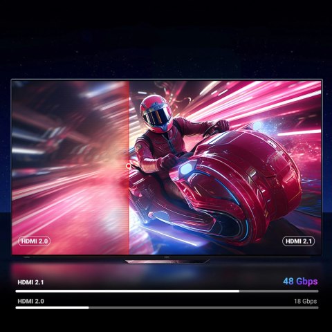 Kabel Ugreen HD171 35376 ze złączami HDMI 2.1 8K certyfikowany 5 m - szary Kabel Ugreen HD171 35376 ze złączami HDMI 2.1 8K certyfikowany 5 m - szary