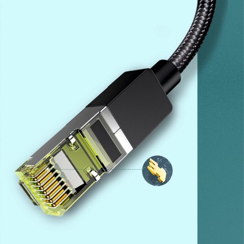 Kabel Ugreen NW150 80421 Ethernet RJ45 Cat 7 10Gbps 1m - czarny Kabel Ugreen NW150 80421 Ethernet RJ45 Cat 7 10Gbps 1m - czarny