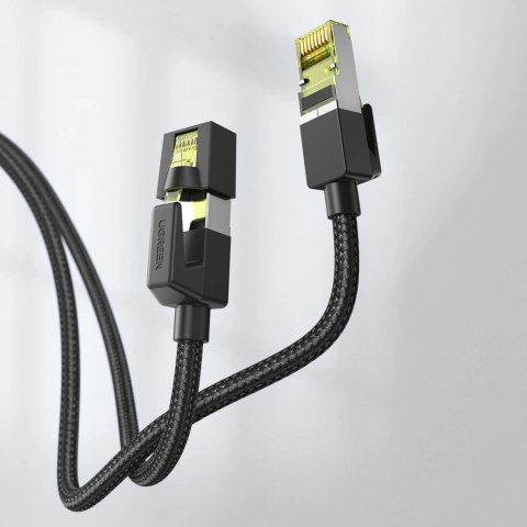 Kabel Ugreen NW150 80421 Ethernet RJ45 Cat 7 10Gbps 1m - czarny Kabel Ugreen NW150 80421 Ethernet RJ45 Cat 7 10Gbps 1m - czarny
