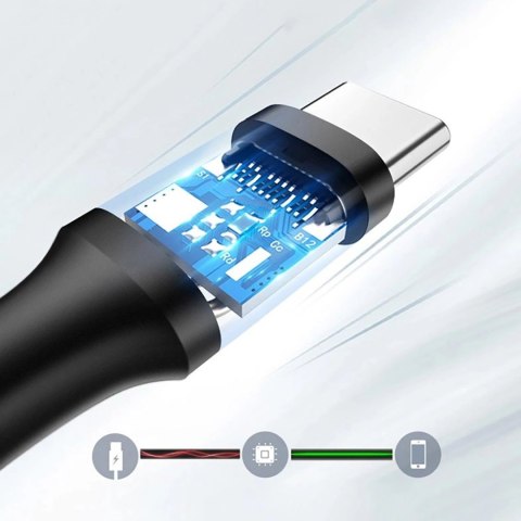 Kabel Ugreen US184 20881 USB-A 3.0 / USB-C 3A 0.5m - czarny