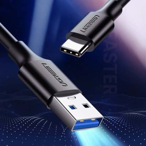 Kabel Ugreen US184 20881 USB-A 3.0 / USB-C 3A 0.5m - czarny