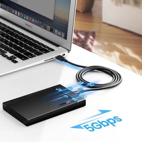 Kabel Ugreen US184 20883 USB-A 3.0 / USB-C 3A 1.5m - czarny Kabel Ugreen US184 20883 USB-A 3.0 / USB-C 3A 1.5m - czarny