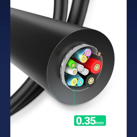 Kabel Ugreen US184 20883 USB-A 3.0 / USB-C 3A 1.5m - czarny Kabel Ugreen US184 20883 USB-A 3.0 / USB-C 3A 1.5m - czarny