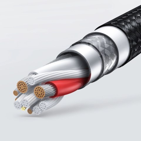 Kabel Ugreen US199 60158 USB-A / Lightning MFi 2m - czarny Kabel Ugreen US199 60158 USB-A / Lightning MFi 2m - czarny