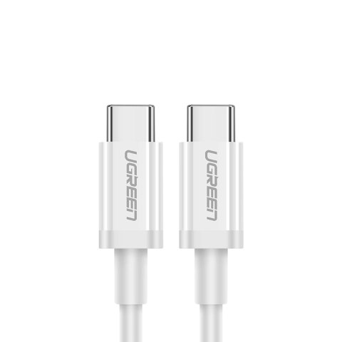 Kabel Ugreen US264 60517 USB-C / USB-C PD QC AFC 0.5m - biały Kabel Ugreen US264 60517 USB-C / USB-C PD QC AFC 0.5m - biały
