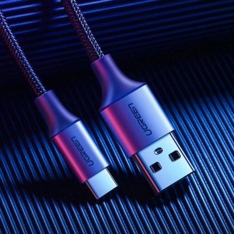 Kabel Ugreen US288 60124 USB-A / USB-C QC 3.0 3A 0.25m - szary Kabel Ugreen US288 60124 USB-A / USB-C QC 3.0 3A 0.25m - szary