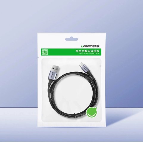 Kabel Ugreen US288 60124 USB-A / USB-C QC 3.0 3A 0.25m - szary Kabel Ugreen US288 60124 USB-A / USB-C QC 3.0 3A 0.25m - szary