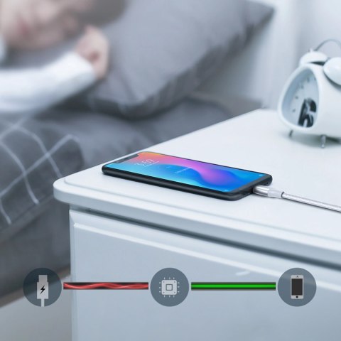 Kabel Ugreen US288 60130 USB-A / USB-C QC 3.0 3A 0.5m - biały Kabel Ugreen US288 60130 USB-A / USB-C QC 3.0 3A 0.5m - biały
