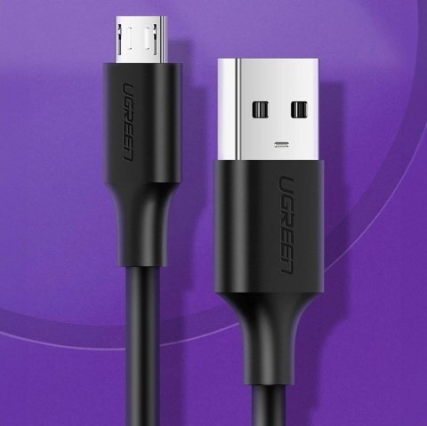 Kabel Ugreen US289 60134 micro USB / USB-A 0.25m - czarny Kabel Ugreen US289 60134 micro USB / USB-A 0.25m - czarny