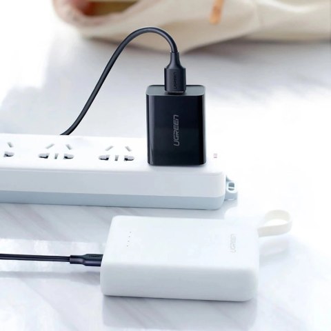 Kabel Ugreen US289 60134 micro USB / USB-A 0.25m - czarny Kabel Ugreen US289 60134 micro USB / USB-A 0.25m - czarny