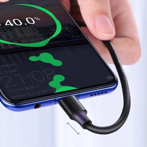 Kabel Ugreen US289 60134 micro USB / USB-A 0.25m - czarny Kabel Ugreen US289 60134 micro USB / USB-A 0.25m - czarny