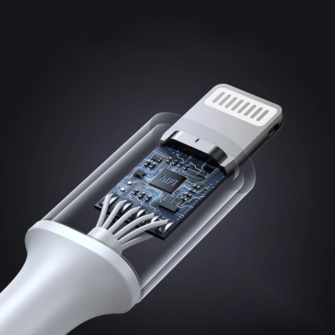 Kabel Ugreen US304 70523 USB-C / Lightning MFi 1m - srebrny Kabel Ugreen US304 70523 USB-C / Lightning MFi 1m - srebrny