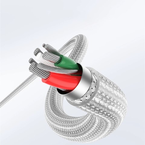 Kabel Ugreen US304 70523 USB-C / Lightning MFi 1m - srebrny Kabel Ugreen US304 70523 USB-C / Lightning MFi 1m - srebrny