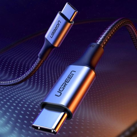 Kabel Ugreen US316 70428 USB-C - USB-C PD QC FCP 100W 5A 480Mb/s 1.5m - szary