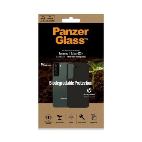 Etui PanzerGlass Biodegradable Case do Samsung Galaxy S22+ - czarne