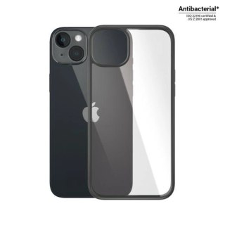 Etui PanzerGlass ClearCase antybakteryjne na iPhone 14 Plus / 15 Plus - przezroczysto-czarne