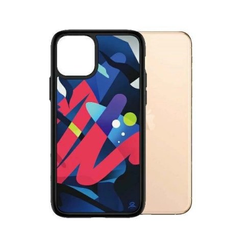 Etui PanzerGlass ClearCase antybakteryjne wersja Mikael B Limited Artist Edition na iPhone 11 Pro Max - wielokolorowe