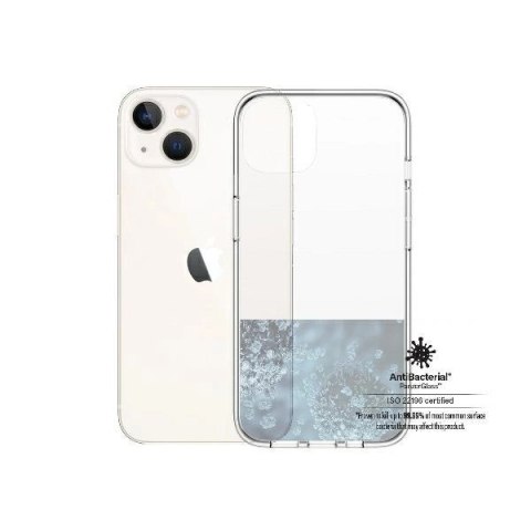 Etui PanzerGlass ClearCase antybakteryjne z certyfikatem Military Grade na iPhone 13 / 14 / 15 - przezroczyste