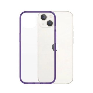 Etui PanzerGlass ClearCase antybakteryjne z certyfikatem Military Grade na iPhone 13 / 14 / 15 - przezroczysto-fioletowe