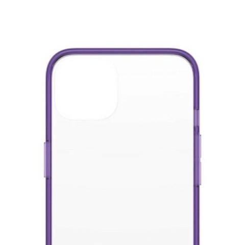 Etui PanzerGlass ClearCase antybakteryjne z certyfikatem Military Grade na iPhone 13 / 14 / 15 - przezroczysto-fioletowe