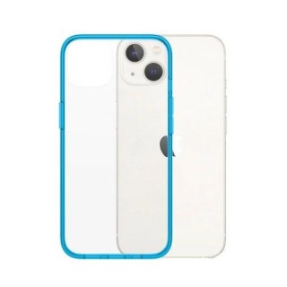 Etui PanzerGlass ClearCase antybakteryjne z certyfikatem Military Grade na iPhone 13 / 14 / 15 - przezroczysto-niebieskie