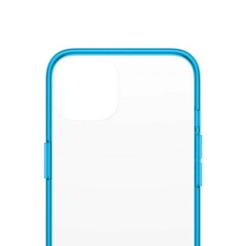 Etui PanzerGlass ClearCase antybakteryjne z certyfikatem Military Grade na iPhone 13 / 14 / 15 - przezroczysto-niebieskie