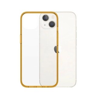 Etui PanzerGlass ClearCase antybakteryjne z certyfikatem Military Grade na iPhone 13 / 14 / 15 - przezroczysto-żółte