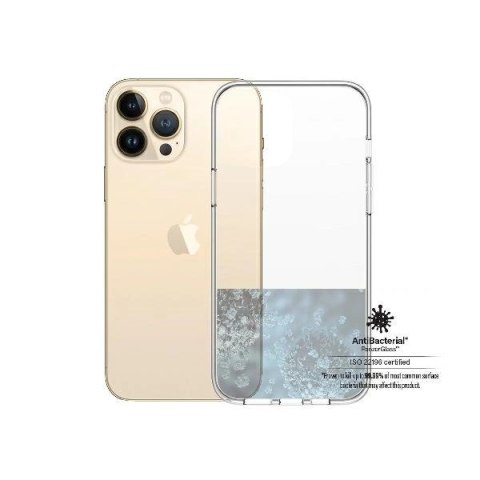 Etui PanzerGlass ClearCase antybakteryjne z certyfikatem Military Grade na iPhone 13 Pro Max - przezroczyste