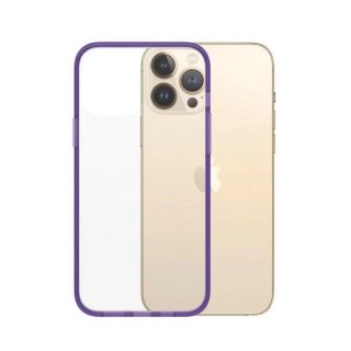 Etui PanzerGlass ClearCase antybakteryjne z certyfikatem Military Grade na iPhone 13 Pro Max - przezroczysto-fioletowe