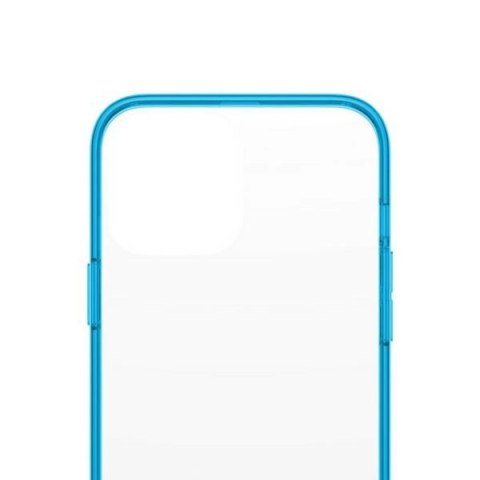 Etui PanzerGlass ClearCase antybakteryjne z certyfikatem Military Grade na iPhone 13 Pro Max - przezroczysto-niebieskie