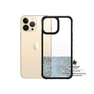 Etui PanzerGlass ClearCase antybakteryjne z certyfikatem Military Grade na iPhone 13 Pro Max - przezroczysto-różowe
