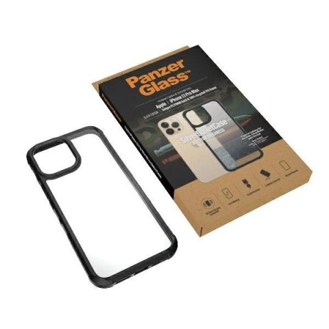 Etui PanzerGlass ClearCase antybakteryjne z certyfikatem Military Grade na iPhone 13 Pro Max - przezroczysto-różowe