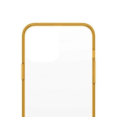 Etui PanzerGlass ClearCase antybakteryjne z certyfikatem Military Grade na iPhone 13 Pro Max - przezroczysto-żółte