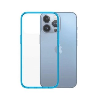 Etui PanzerGlass ClearCase antybakteryjne z certyfikatem Military Grade na iPhone 13 Pro - przezroczysto-niebieskie