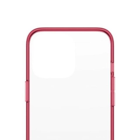 Etui PanzerGlass ClearCase antybakteryjne z certyfikatem Military Grade na iPhone 13 Pro - przezroczysto-różowe