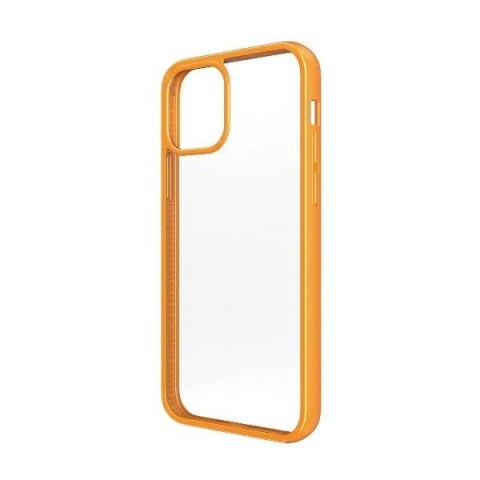 Etui PanzerGlass ClearCase na iPhone 12 / 12 Pro - przezroczysto-pomarańczowe