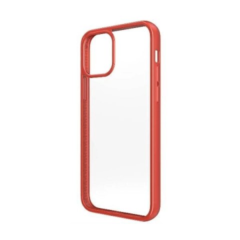 Etui PanzerGlass ClearCase na iPhone 12 Pro Max - przezroczysto-czerwone