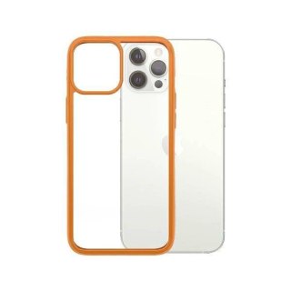 Etui PanzerGlass ClearCase na iPhone 12 Pro Max - przezroczysto-pomarańczowe
