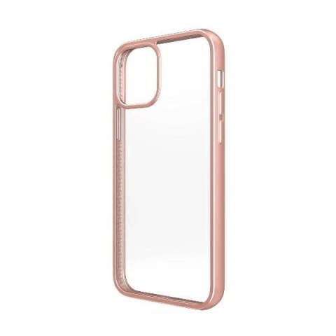 Etui PanzerGlass ClearCase na iPhone 12 Pro Max - przezroczysto-różowe