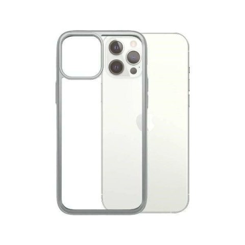 Etui PanzerGlass ClearCase na iPhone 12 Pro Max - przezroczysto-srebrne