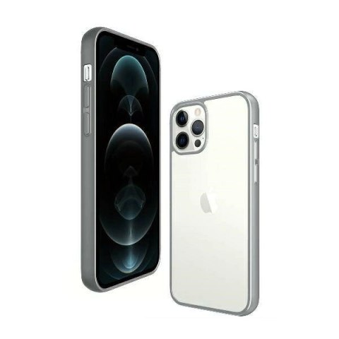 Etui PanzerGlass ClearCase na iPhone 12 Pro Max - przezroczysto-srebrne