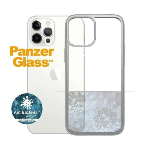 Etui PanzerGlass ClearCase na iPhone 12 Pro Max - przezroczysto-srebrne