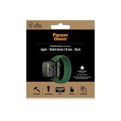 Etui PanzerGlass Full Body na Apple Watch 7 / 8 41 mm - czarne