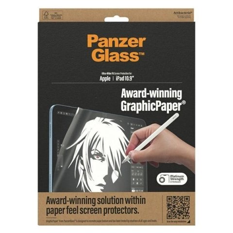 Folia PanzerGlass GraphicPaper antybakteryjna z filtrem odblasków na iPad 10.9" 2022