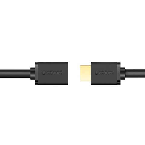 Kabel Ugreen HD107 10145 HDMI (męski) - HDMI (żeński) 4K 3m - czarny Kabel Ugreen HD107 10145 HDMI (męski) - HDMI (żeński) 4K 3m - czarny